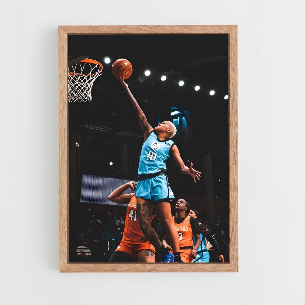 Poster Courtney williams – affiche Basketball (vue 4)
